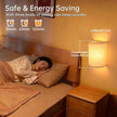 Battery Operated Wall Sconce Set of 2, Rechargeable 6000mAh Magnetic Bulb, No Drill Stick On Cordless Wall Light, RGB & 3 Color Temperatures Dimmable with Linen Shade for Bedroom Living Room