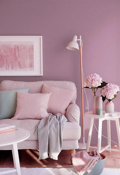 HeloHo Pink Wallpaper Peel and Stick Contact Paper 394"X15.7" Self-Adhesive Removable Vinyl Wall Paper Thickening Upgrade Embossed Renter Friendly Wallpaper for Girls Room Cabinets Countertop Bedroom