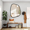 Black Asymmetrical Mirror Large 26