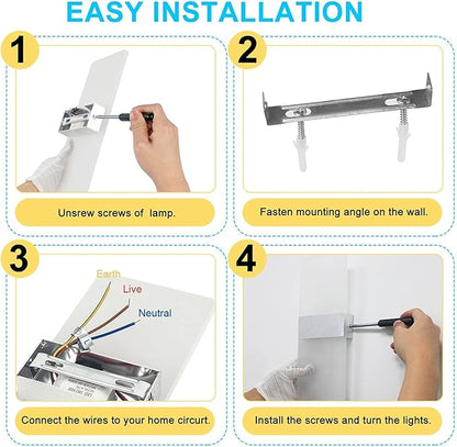 Minimalist 12W LED Acrylic Wall Light Fixture - Aluminum Alloy Stripe Sconce for Home Interior Decor, Gold 6000K