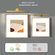 ZitoStory Battery Operated Picture Light for Wall with Remote,Minimalism Wireless Dimmable Art Lights for Paintings Rechargeable Gallery Light Artwork Lighting for Canvas, Portrait (Gold,23'' Inch)