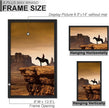 A PLUS MAX 8.5x14 Picture Frame Set of 2, Black Engineered Wood Frame for 8.5 x 14 Inch Picture Poster Photo, Light Weight 8.5 by 14 Frame with Wood-grain for Wall - 2 Pack/Black/8.5