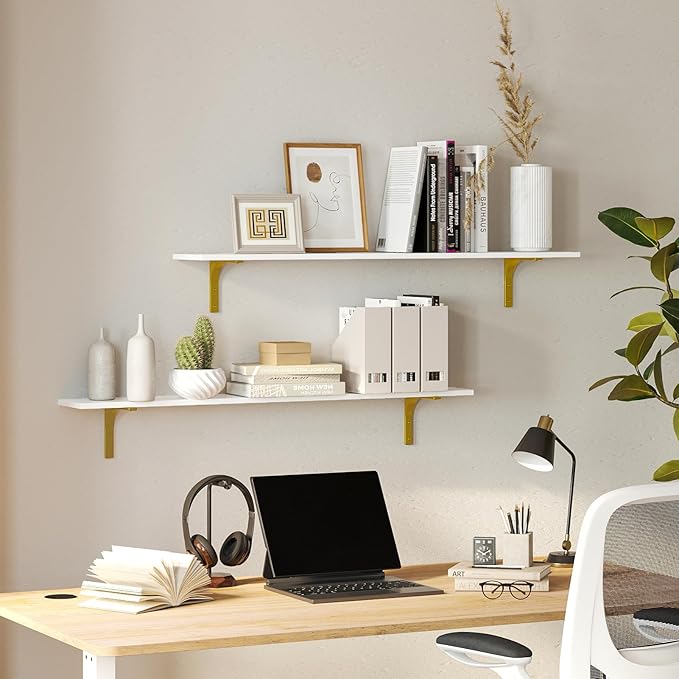 DINZI LVJ Long Wall Shelves, 39.4
