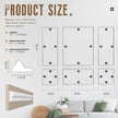 Peel and Stick Wall Molding Kit, Accent Wall Panels for Interior Wall Decor with Double-Sided Tape, 3 Set Pre-Cut PS Wainscoting Panels (50 * 40 in)