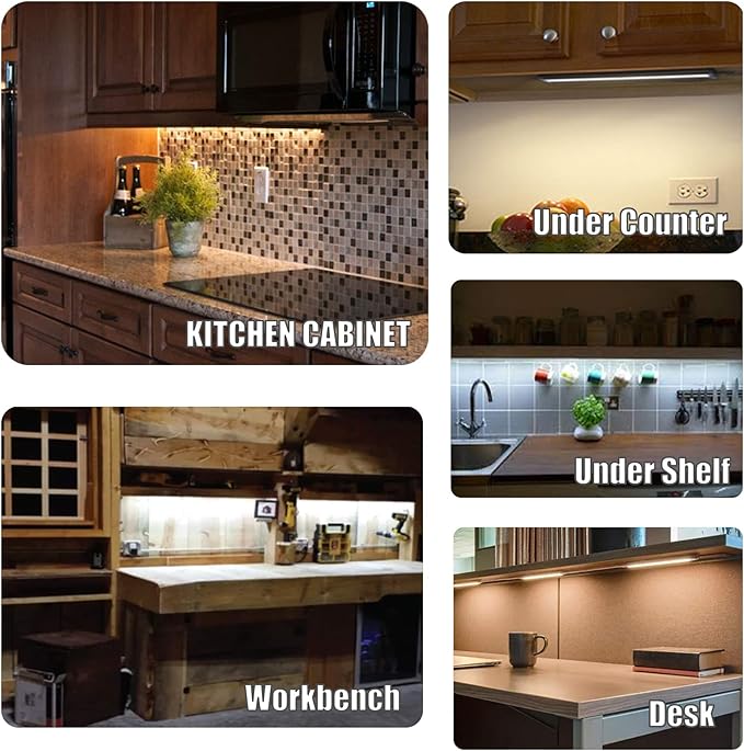 MYPLUS Under Cabinet Lights, 12