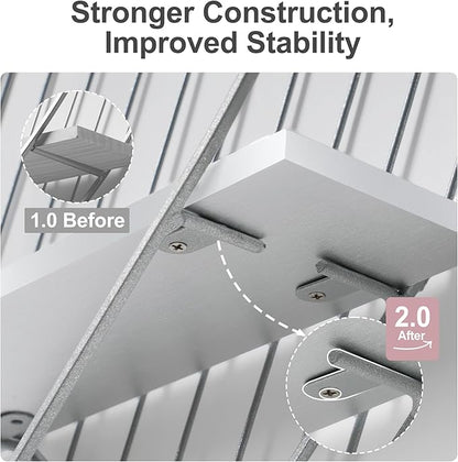Afuly Wall Shelf Metal Grey Floating Shelves Heart Design Small Shelf Storage Rack Modern Romantic Farmhouse Style Cute Fancy Unique Nursery Room Bathroom Bedroom Wall Decor