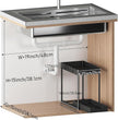 2 Pack black Under Sink Organizers and Storage, 2-Tier Sliding Cabinet Basket Organizer with Hooks, Multi-Purpose Under Sink Organizers and Storage for Bathroom Kitchen