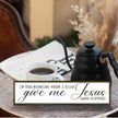 Coffee Wood Sign, Rustic Wooden Hanging Signs, Desk Decor Art, Coffees Lover Decoration for Home Kitchen Bedroom, Coffees Station Decor, When I Rise Give Me Jesus and Coffee Sign, 17.8x4x1.2 inches
