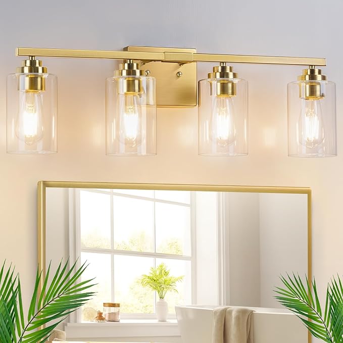 4-Light Bathroom Light Fixtures, 27