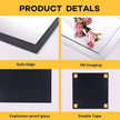 EVENLIVE® Full Length Mirror Tiles, Frameless Glass Wall Mirror 12 Inch x 4 Pieces, Body Mirror, Long Mirror, Gym Mirrors for Home Gym, for Door, Closet, Room, Easy to Install