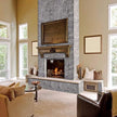 Okydoky Grey Stone Peel and Stick Wallpaper, 17.7