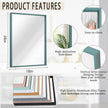AAZZKANG Metal Wall Mirror with Frame Rectangular Large 26