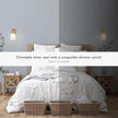 Design House Lydia Wall Sconce, 1 Light, Frosted Glass, Dimmable, Twist On/Off Switch, Satin Gold, 4.88 in x 5.125 in x 9.75 in, 588814-SG