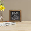 You Are Known Loved Worthy Chosen Enough Inspirational Sign, 6 Inch Wooden Positive Affirmations Wall Art Decor, Office Bedroom Bathroom Table Shelf Home Decorations