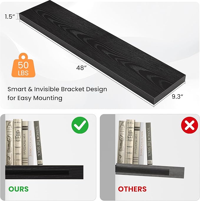 Floating Shelves for Wall, 48