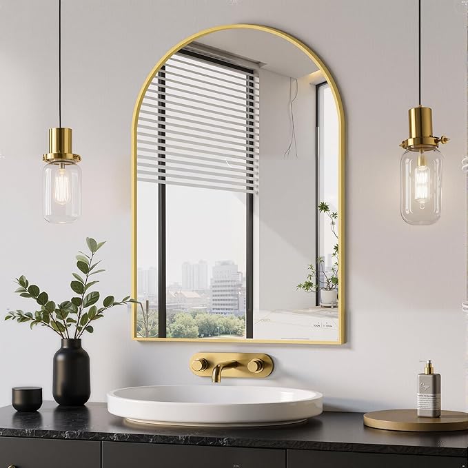 Delma Arched Bathroom Mirror, 20