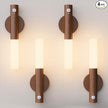Rechargeable Motion Sensor Night Lights - 2200mAh Battery Operated Wall Sconces, Wireless Wall Lights Sconce, Magnetic Portable Hallway Light for Picture Stair Cabinet, 3000K 4 Pack