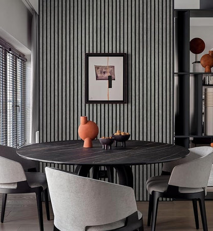 Wallpaper Peel and Stick Wood Grating Stripe Self-Adhesive Wallpaper Faux Wood Contact Paper Wood Slats Self Adhesive Wall Paper PVC Vinyl Film Removable Waterproof (Wood D, 17.3" x 118")