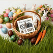 Easter Christian Wooden Sign, 