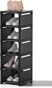 6-Tier Narrow Shoe Rack, Vertical Small Space Shoe Organizer, 9.84