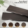 Floating Shelves for Wall Rustic Farmhouse 24 Inch Floating Shelf Bathroom Wooden Shelves for Wall Mounted Live Edge Pine Shelf with Unique Natural Grain for Living Room Bedroom Kitchen (Grey)