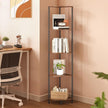 SUNMORY 5 Tier Corner Shelf with LED Light, Industrial 65