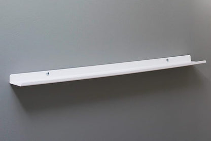 Floating Ledge, Photo Shelf, Art Ledge - Very Durable and Made in The USA (White, 33")