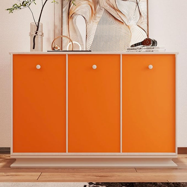 Livelynine Burnt Orange Wallpaper Stick and Peel 15.8X197 Light Orange Contact Paper for Cabinets Self Adhesive Kids Room Wallpaper for Girls Bedroom Matte Kitchen Cabinet Vinyl Wrap Desk Cover Locker