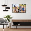Hoikwo 18 Packs 12x16 Black Plastic Multi Picture Frames Set with Plastic Cover, for Family Photos, Artwork, Light Weight Bulk 12 by 16 Frames Pack for Wall Hanging, Stylish Picture Frames