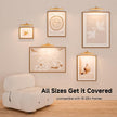 Picture Light for Wall Brass, 4400mAh Rechargeable Battery Gallery Lighting,Wireless Remote Control Dimmable for Posters Portrait Photo Artworks(12 in, 4 Pack)