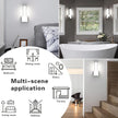 Chrome Wall Lights for Bedroom Modern Indoor LED Hallway Sconces Corner Light 12