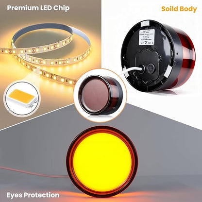 Round LED Wall Sconce Light, Waterproof IP65 9W 3000K Warm White Modern Wall Sconces, Hardwired Minimalist Indoor Wall Lights for Bedroom, Hallway, Staircase, Living Room, Background Decor Lighting