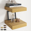 12 Inch Square Floating Shelves for Wall 2 Pack, 12