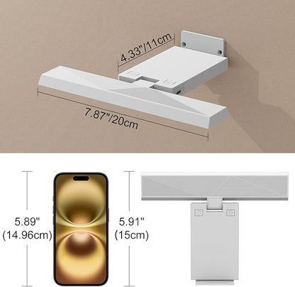 Picture Lights for Wall, 6000mAh Rechargeable Battery Wall Sconce with Remote & Timer, 3-Way Dimmable Art Lighting for Picture, Poster, Paintings, Gallery Artwork Wall Decor