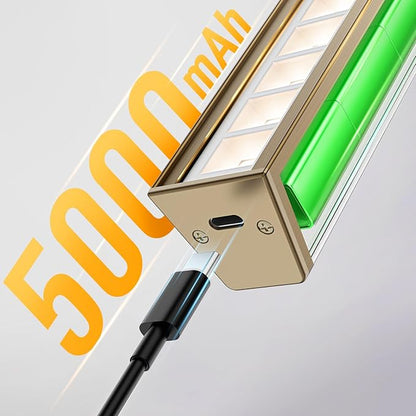 Picture Lights for Wall, Brass Battery Operated Picture Light 16in Art Light CCT Dimmable Recharging Battery Wall Light with Remote Control for Living Room Gallery