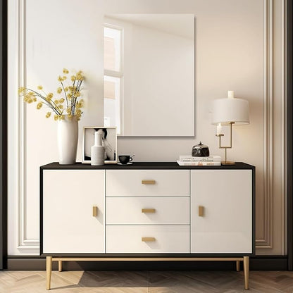 Mirrorons Bathroom Vanity Mirror 24" x 32", Frameless Mirror with Polished Edge, Hangs Horizontally or Vertically. Upgraded Shatterproof Bathroom Mirror for Wall.