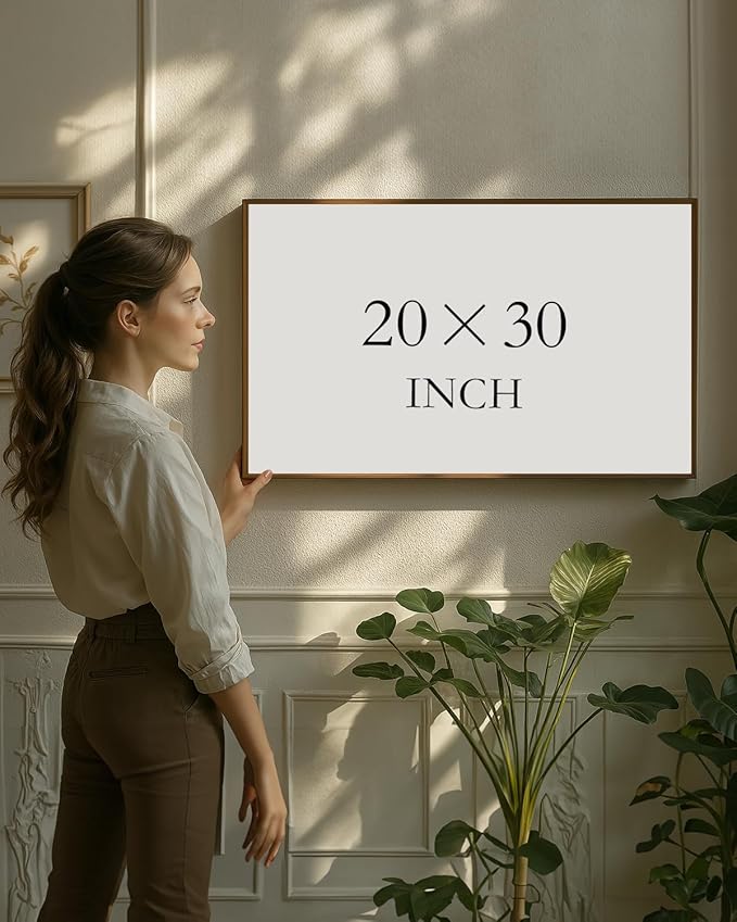 InSimSea Framed Canvas Wall Art Vintage Decor, Large Wall Art, Meadow with Flowers Landscape Wall Art Prints, Modern Farmhouse Cottagecore Bedroom Bathroom Office Decoration, 20