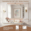 Brushed Nickel Mirror, 22