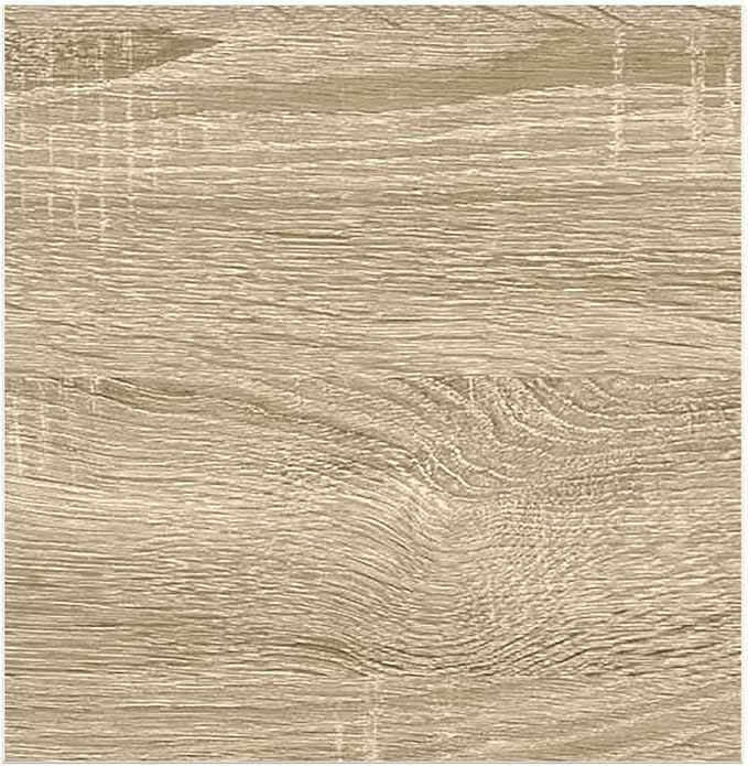 Floating Wall Shelf Oak White Honeycomb MDF Metal 9.1x9.3x1.5 in Modern Invisible Mounting System for Living Room Office Decor