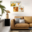 Hoikwo 18 Packs 8x8 Gold Plastic Multi Picture Frames Set with Plastic Cover, for Family Photos, Artwork, Light Weight Bulk 8 by 8 Frames Pack for Wall Hanging and Table, Stylish Picture Frames