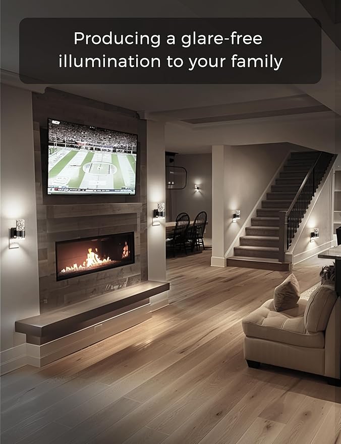 L LOHAS LED Night Light,Dimmable Night Lights Plug into Wall, Acrylic Nightlights with 0-100 LM Adjustable Brightness, 5000K Plug in Night Light with Dusk to Dawn Sensor, for Bathroom Hallway