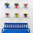 10 Pieces Small Floating Shelves for Wall 4'' Acrylic Mini Wall Shelf Acrylic Display Shelf Clear Hanging Shelves Room Decor for Bedroom, Bathroom, Living Room, Office