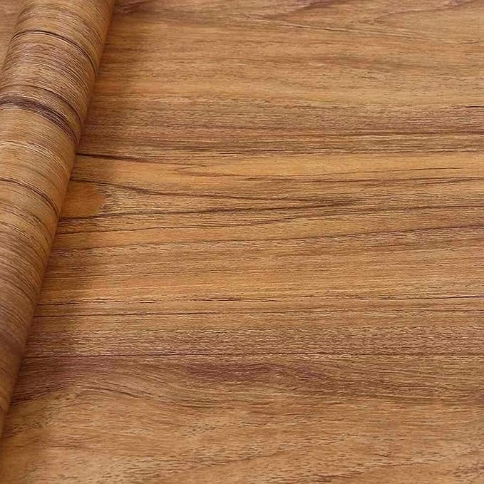 COSNIGHT 23.6" ×236" Wood Grain Wallpaper Peel and Stick Vinyl Film Self Adhesive Decor Wall Paper for Cabinet Drawer Shelf Liner Easy to Clean
