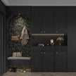 Abyssaly Black Wood Wallpaper 15.7 Inch X 118 Inch Peel and Stick Paper for Countertops, Authentic Wood Look, Durable, Thickening Home Office Decoration
