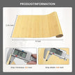 Bamboo Wall Panels for Interior Wall Decor: Natural Flexible Pole Wrap Decorative Wall Panel, Wainscoting Wall Cladding Paneling for Living Room,Bedroom,Office,Ceiling,Kitchen 2.3ft X 8ft