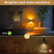 L LOHAS LED Night Light, Bubble Night Lights Plug into Wall, 2 Pack Night Lights with Dusk-to-Dawn Sensor,Dimmable Amber Pulg in Nightlights for Rooms Bathroom Hallway