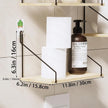 Elevate Your Space with Rustic Wood Floating Shelves Set of 3- Perfect for Bedroom, Living Room, Bathroom, and Kitchen Decor - Easy Installation, No Drilling Needed!