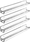 AMT 4 Pack Acrylic Floating Shelves, 15