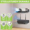 Steel Floating Shelves for Wall,Small Wall Shelf，Suitable for Bedroom, Living Room, Bathroom, Kitchen, Office (Grey, 11.81x8.46 in)