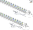 CNSUNWAY LED Shop Light 3FT, 30W 6500K Cool White, T8 LED Tube Lights, 4000LM V-Shape Ceiling Shop Lights, Linkable Under Counter Light for Kitchen, Garage, Workbench, Basement, ETL Listed (2 Pack)